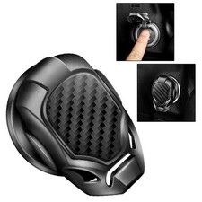 Car Engine Start Stop Push Button Switch Trim Cover Cap-Accessories Universal picture