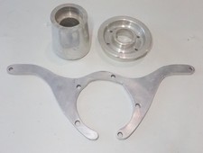 Vintage B&M Weiand Blower Supercharger Parts Super Charger Snout Adapter Bracket picture