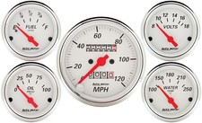 AutoMeter 1300 5 Pc. Gauge Kit, 3-1/8