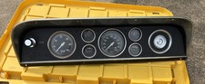 1973-1979 Ford Truck Gauge Panel W/Vacuum Chrome  picture