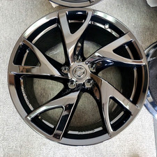19” Nissan 370Z 350Z Rays Forged Wheels OEM Rims Black INIFINITI G35 G37 picture