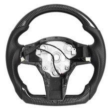 Carbon Fiber Heated Steering Wheel Tesla Model 3 2017-23 Model Y 2019-24 NEW picture