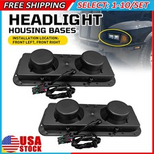 2-20x Headlight Housing Base For Kenworth T800 Peterbilt 379 Freightliner FLD120 picture