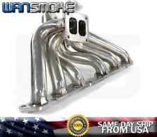 SS Exhaust Turbo Manifold 2JZGE For 1993-98 Toyota Supra MK4 Lexus IS300 GS300 picture