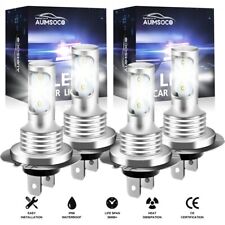 4x H7 Combo LED Headlight High Low Beam Bulbs Kit 6000K Super White Bright Lamps picture