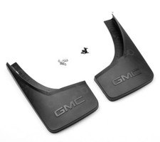 OEM New 2014-2019 GMC Sierra Rear Molded Black Mud Flap Guard Kit  Accessory picture