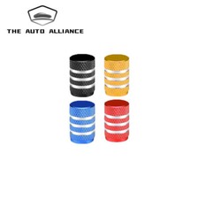 4Color 4PC Metal Wheel Valve Stem Tire Cap Trims For Car Bike Truck Dust Cover picture