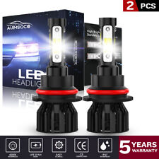 2Pcs 9004 LED Headlight High Low Beam Bulbs For Dodge B250 1994 360000LM White picture