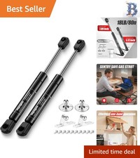 Whisper-Quiet 7 Inch Gas Lift Struts, 18 LB Load Capacity for Cabinets and Tools picture