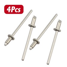 4PCS Nos Dash Rivets Stainless Steel For GM Ford Chrysler AMC VIN Door Tag NEW picture