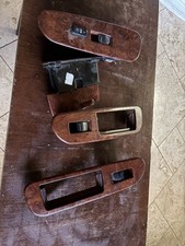 2004-2006 Toyota Tundra Double Cab OEM Wood Grain Window Switch Trim Bezel Lot picture