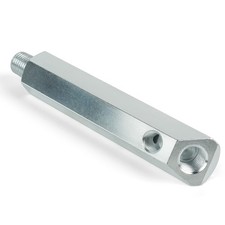 For 1965-1973 FORD MUSTANG Bronco Oil Sending Unit Extension Dual Port 289 302 picture