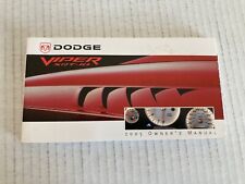 2005 Dodge Viper SRT-10 Owner's Manual OEM picture