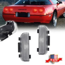 2PCS Clear Lens Tailgate Reverse Backup Lights Lamps for 1984-1990 Corvette C4 picture