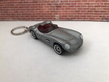 KEYCHAIN for 1956 ASTON MARTIN DBR1 CONVERTIBLE SILVER AUTO KEYS RING LANYARD picture