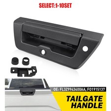 Tailgate Handle For 15-17 F150 Manual Type W/ Camera Hole Exterior Black 1-10x picture