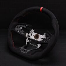 Real Alcantara Leather Customized Steering Wheel Fit 2011-2018 RAM 1500 W/Heated picture