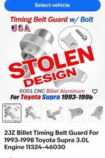 2JZ Billet Timing Belt Guard 6061 CNC Billet Aluminium  picture