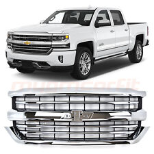 2016-2018 Chevrolet Silverado 1500 Chrome Grille 84056776 LTZ High Country OEM  picture