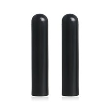 Black 2pc Car Door Lock Knobs with Threads for Ford 1987-1996 F-150 picture