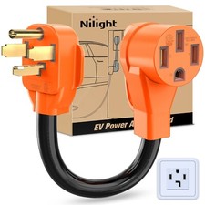 Nilight EV Charger Adapter Cord 30 Amp to 50 Amp 4 Prong Pure Copper picture