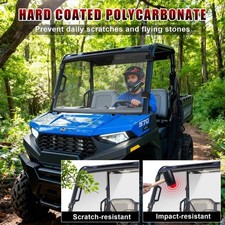 Anti-Scratch Front Windshield PC Full Window for Polaris Ranger SP 570 2022-2026 picture