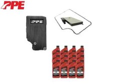 PPE 10R140 Transmission Service Kit & Brushed Deep Pan For 20+ Ford F-250/F-350 picture