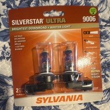 Sylvania 9006SU.BP2 SilverStar Ultra Halogen Headlight Bulbs, 2-Pack picture