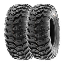 Set of 2, SunF 26x9R12 26x9-12 26x9x12 ATV UTV All Trail AT Tires 6 Ply A043 picture