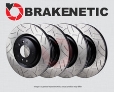 FRONT+REAR BRAKENETIC Premium GT Slotted Brake Disc Rotors 50.40096.31 picture