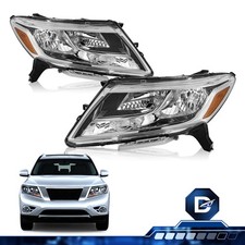 Headlights Assembly For 2013-2016 Nissan Pathfinder Halogen Headlamps Left+Right picture