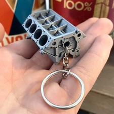 Ford 427 FE Side Oiler Keychain - Ford Engine Big Block Keychain picture