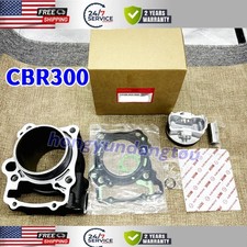 12100-K33-D00 Engine Cylinder Barrel w/ Piston Gasket Kit for Honda CBR300R NEW picture