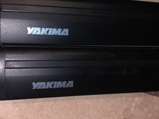 Yakima JetStream (Pair) Aluminum T-Slot Aerodynamic Roof Rack Crossbars 70” Used picture