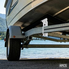 Heavy Duty Boat Trailer Bunk Brackets, 4 Pcs Swivel Top Bunk Brackets Adjustable picture
