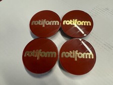 Rotiform RED Center Caps For Hex And Spline Caps 4x BRAND NEW  picture