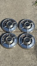 Set Of 4 OEM 1964-65 Ford Falcon Fairlane Ranchero 9.5 Inch  Hubcaps 13” Great picture