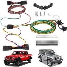 BX88368 Towing Wiring Harness kit for Blue Ox EZ for Jeep Willys 2021-2024 picture