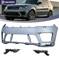 For 2018-22 Land Rover Range Sport Primed Front Bumper Cover Washer Cap Brackets picture