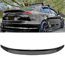 For Car Sedan Adjustable Rear Spoiler Lip Trunk Roof Tail Wing Universal Black picture