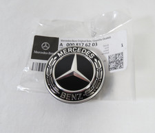 2020-2026 Mercedes CLA250 Front Black Emblem Bumper Badge Star Logo Genuine OEM picture