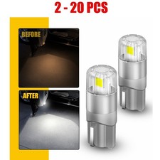 AUXITO 168 2-20X T10 2825 194 LED Dome Plate License Parking Lamp Bulb White 12V picture