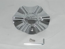 Milanni 452 Stellar Chrome Wheel Rim Center Cap V452-CAP LG0909-24 with Screw picture