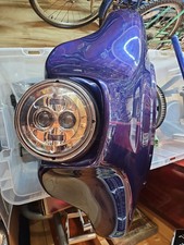 97-13 Harley-Davidson Oem Batwing Outter Fairing With Daymaker Style Headlight  picture
