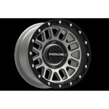 Raceline Podium Beadlock 4/137 15x6 5+1 (+40mm) Black/Gray A93SG-56037+40 picture