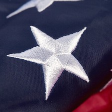 American Flag 3x5 ft Premium US Flag. Embroidered Stars and Stripes for Outdoors picture