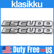 Fits For SUZUKI ESCUDO SIDE EMBLEM FRONT DOOR EMBLEM ESCUDO ( 2Pcs ) picture