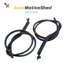 For 2003-2009 Hummer H2 Left & Right Pair Front Door Body Weatherstrip Seal picture