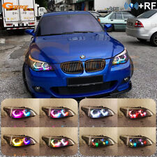 For BMW E60 E61 Concept M4 Iconic Style Dynamic RGB LED Angel Eyes Halo Rings picture