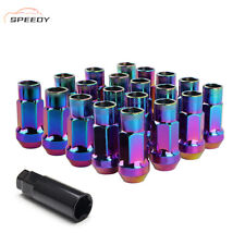 20 Pcs Extended Steel Tuner Open Ended Wheel Lug Nuts M12x1.25mm For Toyota picture